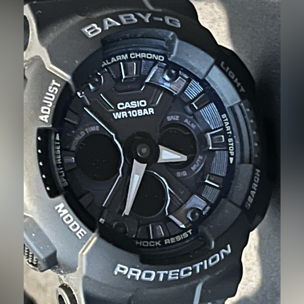 Casio Baby-G Silver and Black Watch
